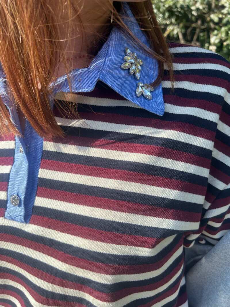 Maglia polo righa stretta - immagine 3