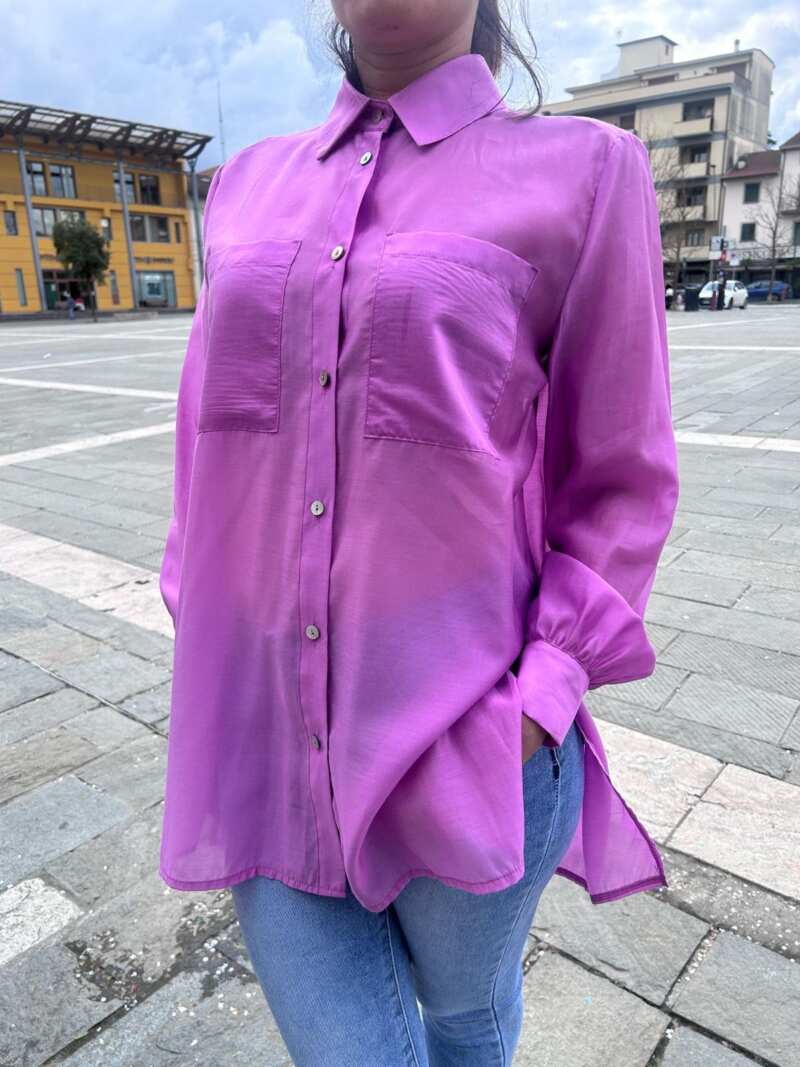 Camicia orchidea