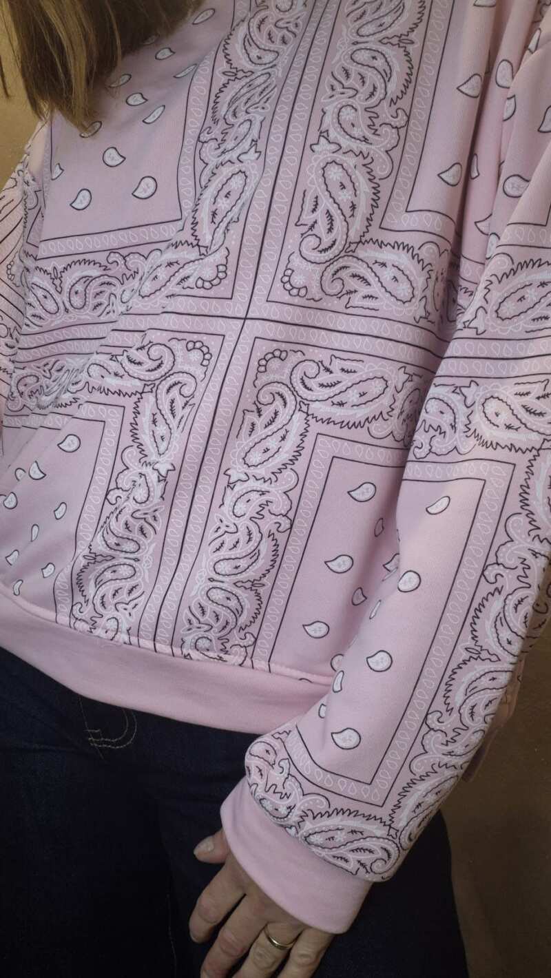 Felpa cotone bandana