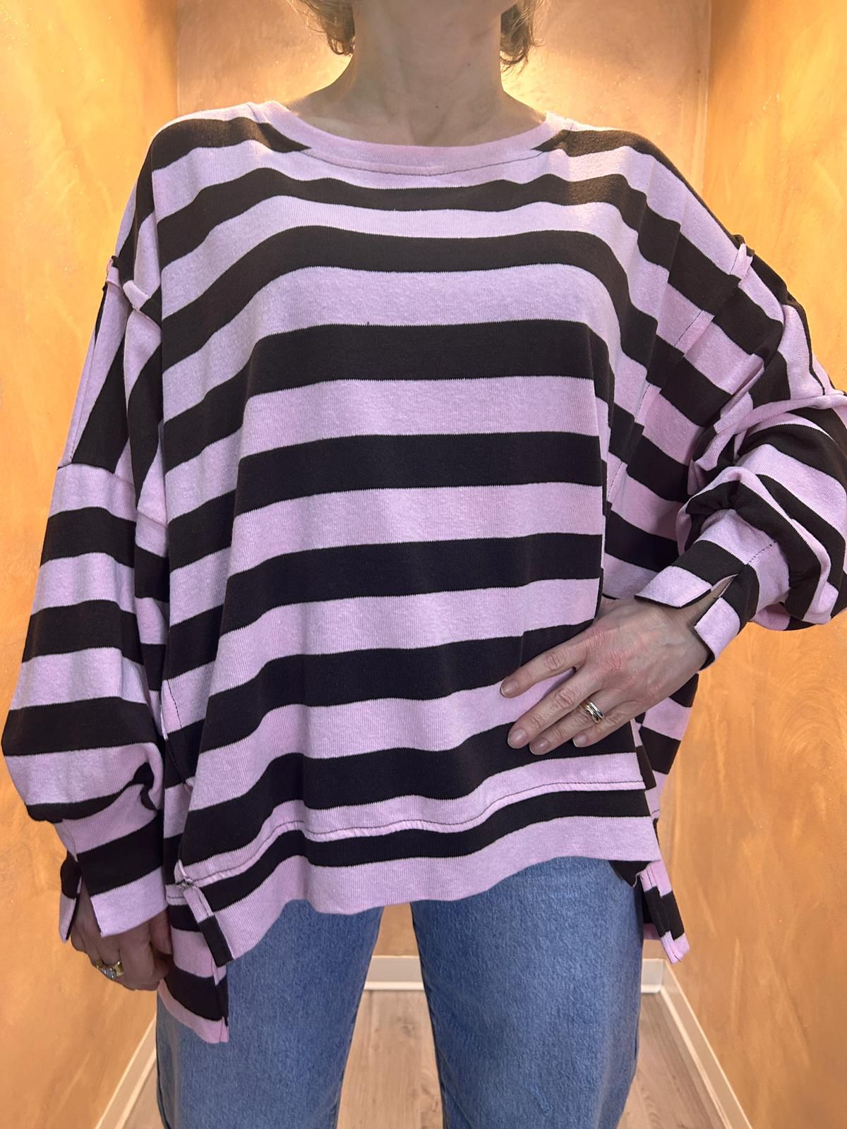 Maglia righe orizzontali